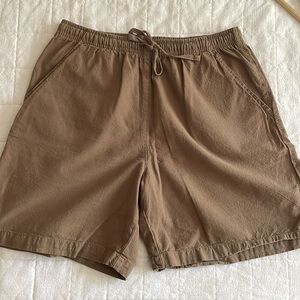 Erika Women's High Waist Shorts - Brown